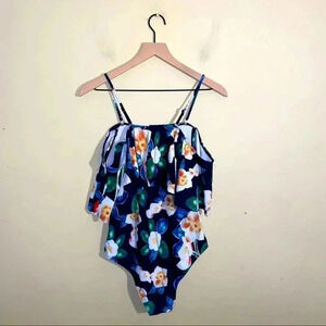 NWOT TEMPT ME cold shoulder one piece swimsuit M